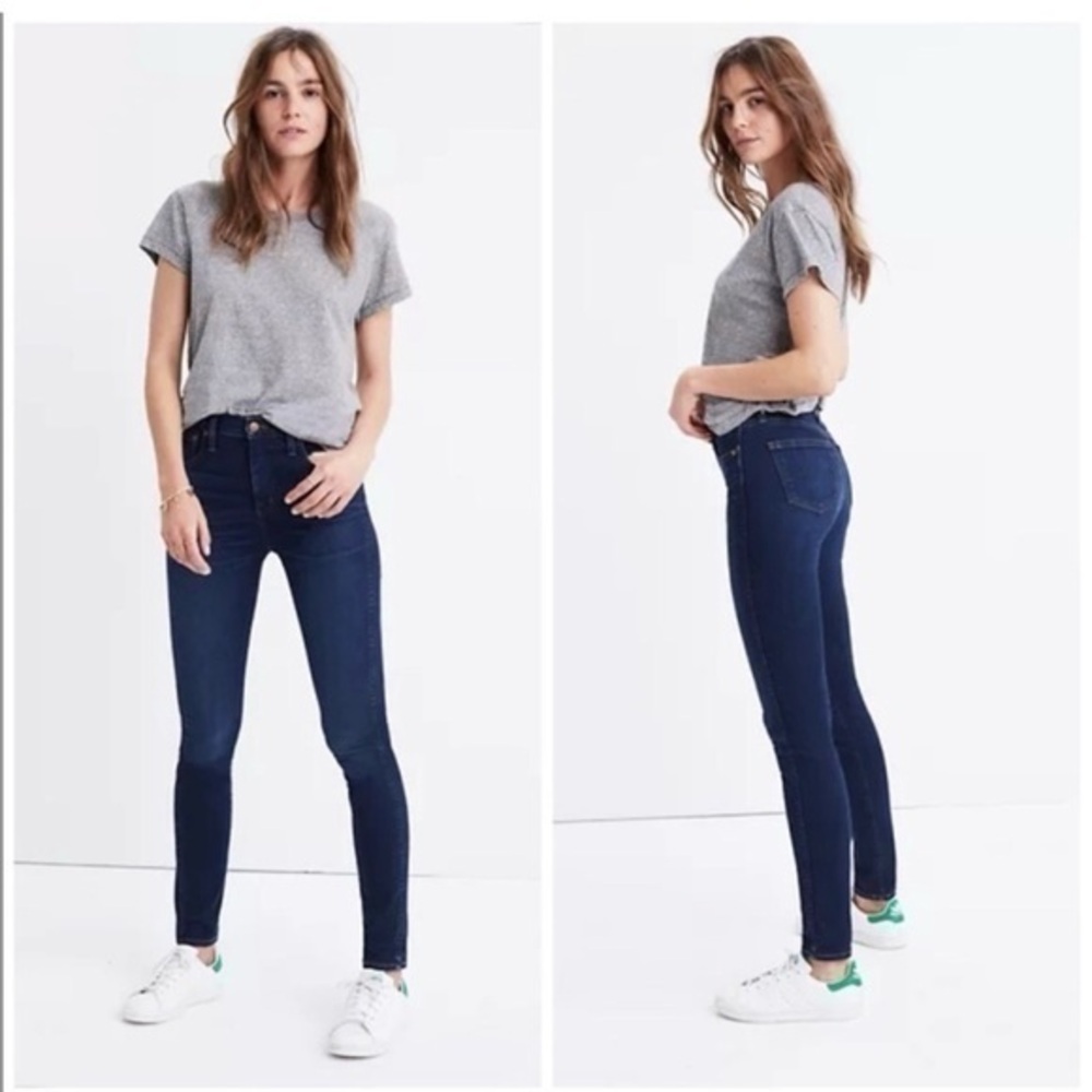 Madewell Women's 10" High Rise Skinny Jean Size 28 Hayes Wash
